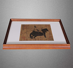 巴林右书画装裱配框服务案例